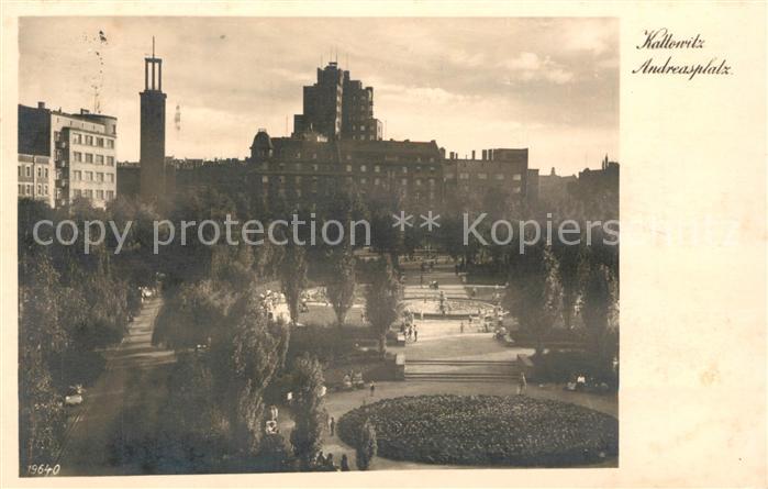 Kattowitz Oberschlesien Andreasplatz