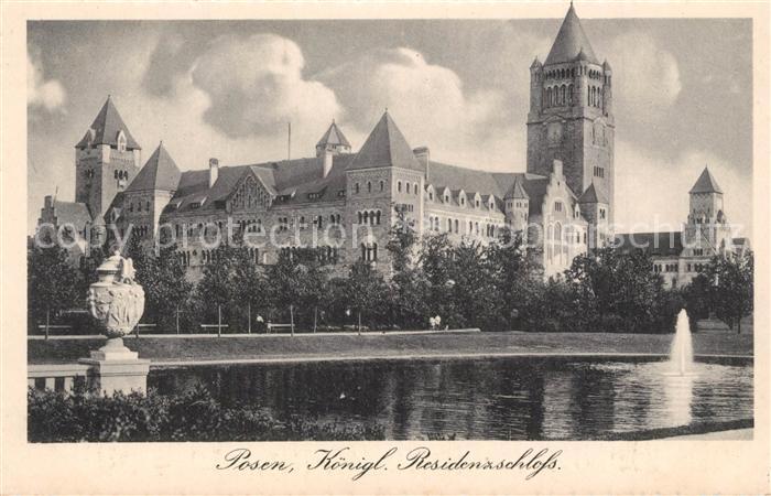 Posen Poznan Koenigl Residenzschloss