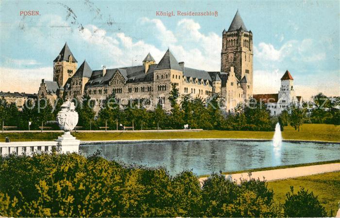 Posen Poznan Koenigl Residenzschloss
