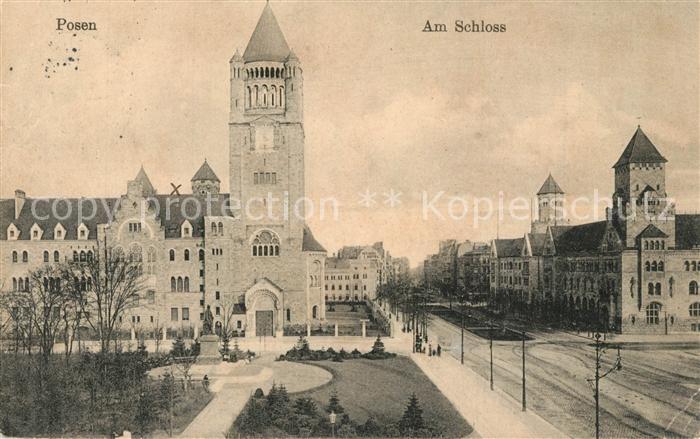 Posen Poznan Am Schloss