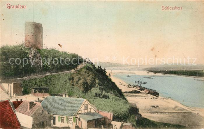 Graudenz Westpreussen Schlossberg