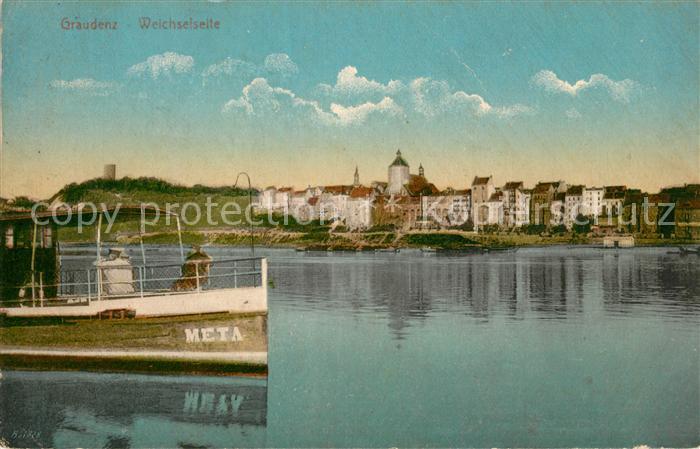 Graudenz Westpreussen Weichselpartie