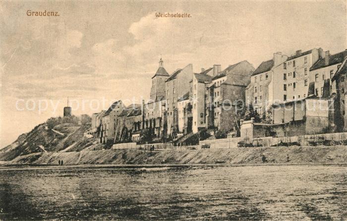 Graudenz Westpreussen Weichselpartie