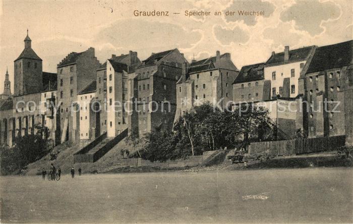 Graudenz Westpreussen Speicher an der Weichsel