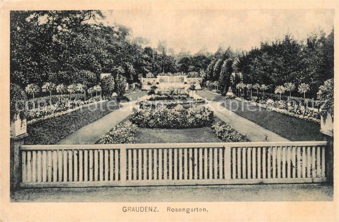 Graudenz Westpreussen Rosengarten