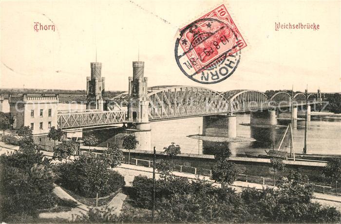 Thorn Westpreussen Torun Weichselbruecke