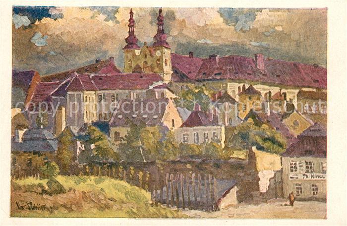 Olomouc Alt Olmuetz Kuenstlerkarte