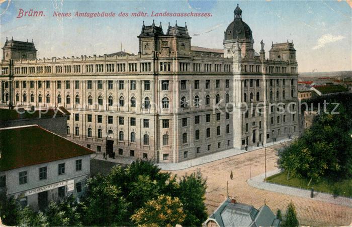 Bruenn Brno Neues Amtsgebaeude des maehr Landesausschusses