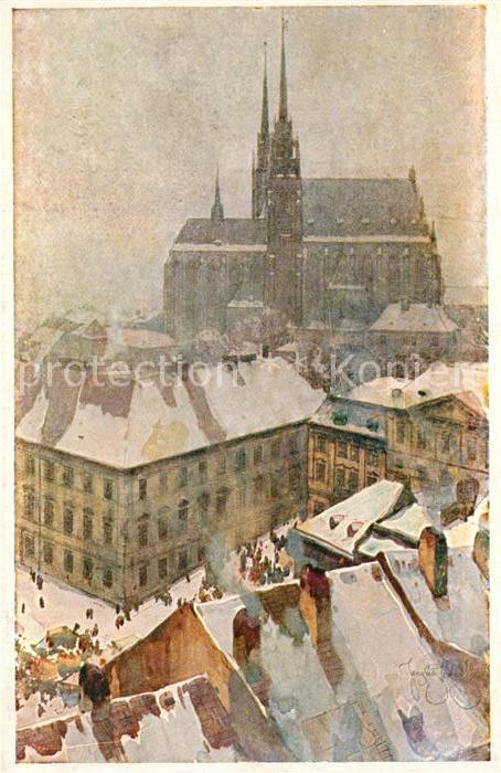 Brno Bruenn Dom und Maehr Landesmuseum