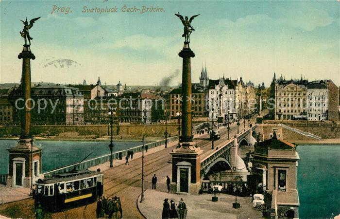 Prag Prahy Prague Svatopluck Cech Brueck