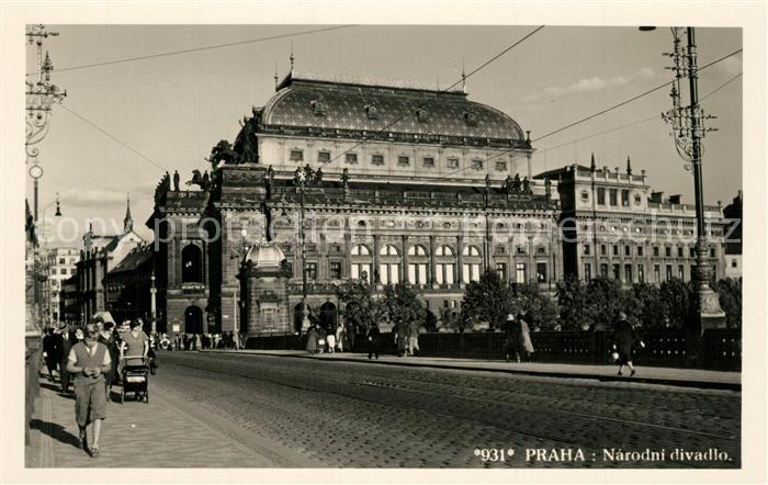 Praha Prahy Prague Narodni divadlo