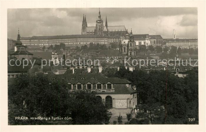 Praha Prahy Prague Hradcany a Tyrsuv dum
