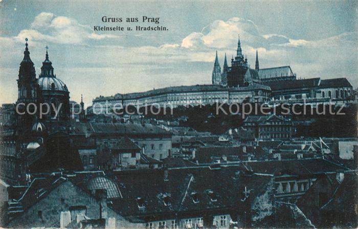 Prag Prahy Prague Kleinseite und Hradschin