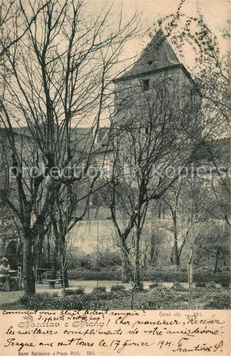 Praha Prahy Prague Cerna vez