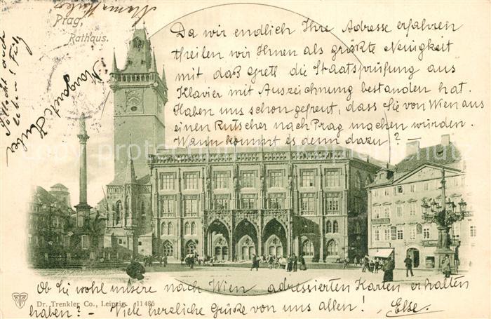 Prag Prahy Prague Rathaus