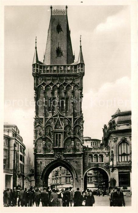 Prag Prahy Prague Pulverturm