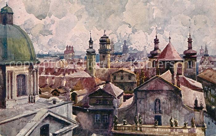 Prag Prahy Prague Pohled s Mostecke veze