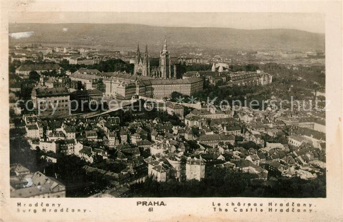 Praha Prahy Prague Burg Hradcany