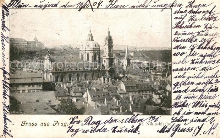 Prag Prahy Prague St Niklaskirche