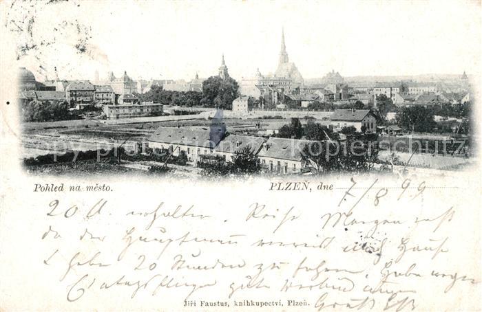 Plzen Pilsen Pohled na mesto