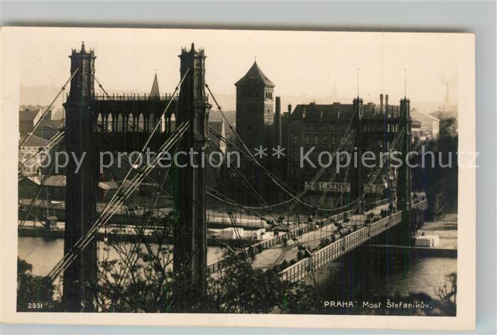 Praha Prahy Prague Most Stefanikuv