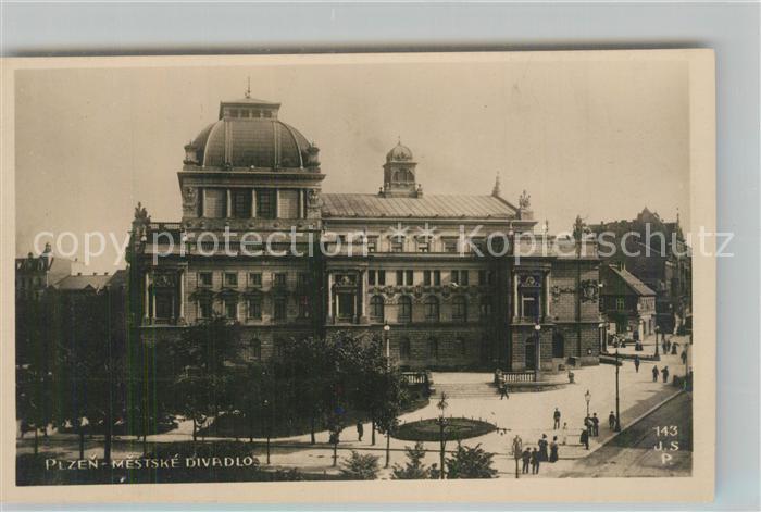 Plzen Pilsen Mestske Divadlo