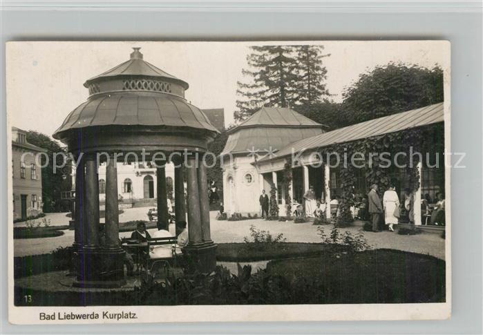 Bad Liebwerda Tschechien Kurplatz