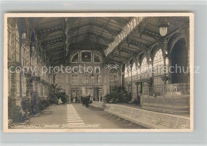 Karlsbad Eger Innere Sprudelkolonnade