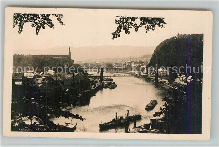 Bodenbach-Tetschen Boehmen Panorama