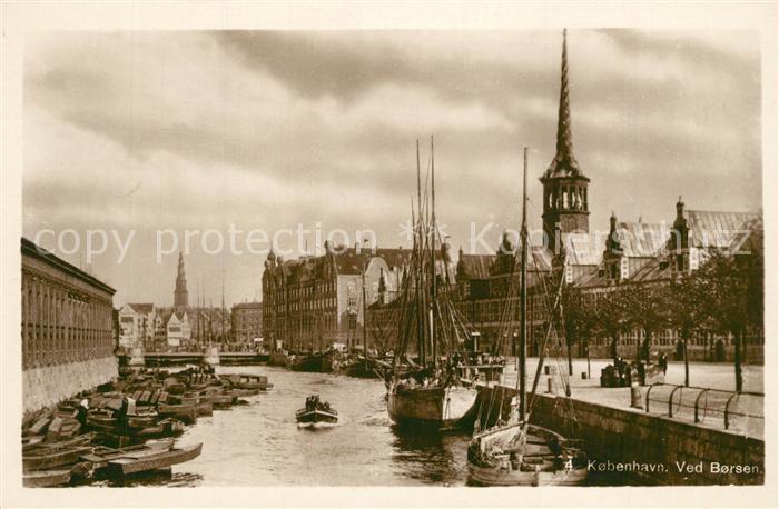 Kopenhagen Ved Borsen Boote