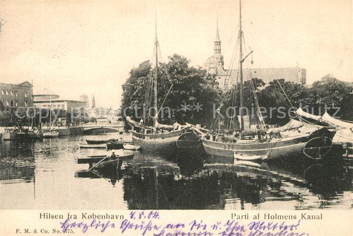 Kopenhagen Parti af Holmens Kanal