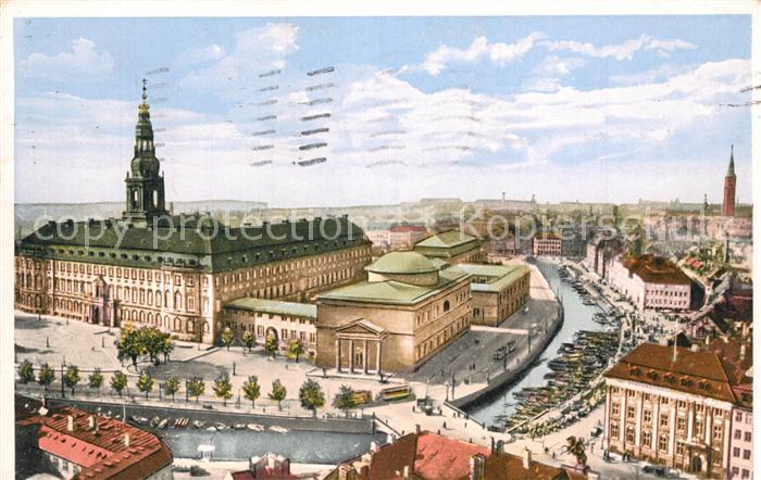 Kopenhagen Christiansborg og Slotskirken