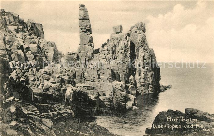 Bornholm Lyseklippen ved Ro