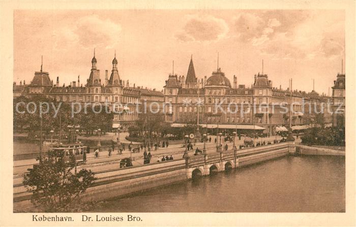 Kopenhagen Dr. Louises Bro Strassenbahn