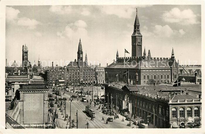 Kopenhagen Vesterbrogade Strassenbahn
