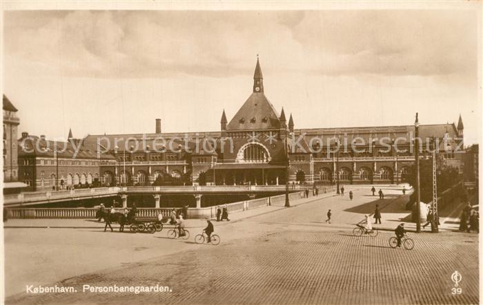 Kopenhagen Personbanegaarden Pferdekutsche