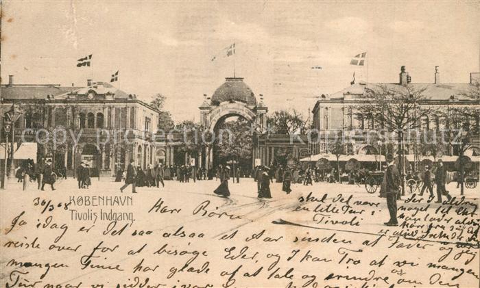 Kopenhagen Tivolis Indgang