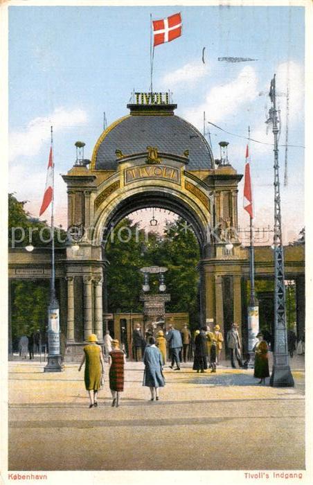 Kopenhagen Tivolis Indgang