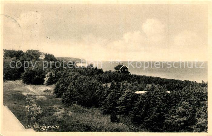 Dronningemolle Partie am Meer