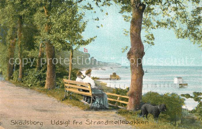 Skodsborg Udsigt fra Strandmollebakken