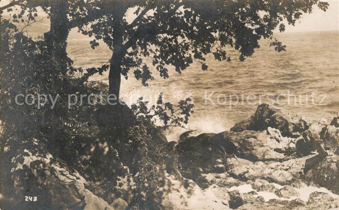 Opatija Abbazia Kueste Felsen