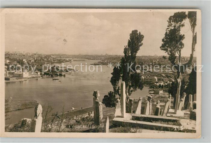 Istanbul Constantinopel Blick vom Friedhof