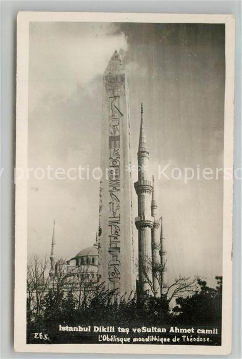 Istanbul Constantinopel Sultan Ahmet camii