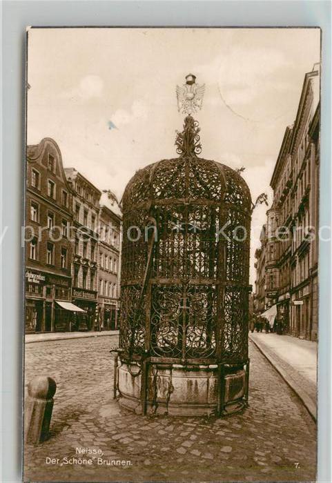 Neisse Oberschlesien Der Schoene Brunnen