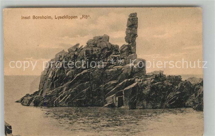 Bornholm Lyseklippen Roe