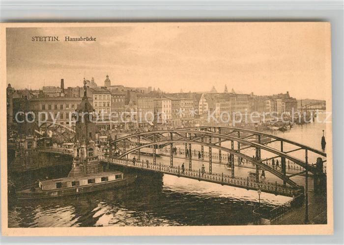 Stettin Szczecin Pommern Hansabruecke