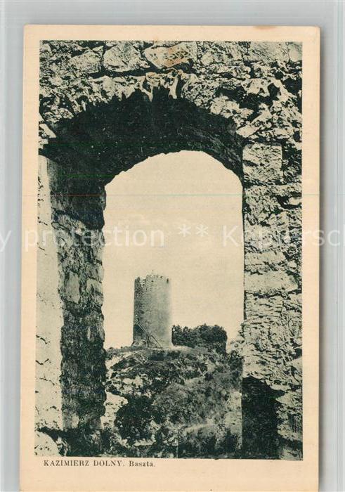 Kazimierz Dolny Steinturm Burgruine