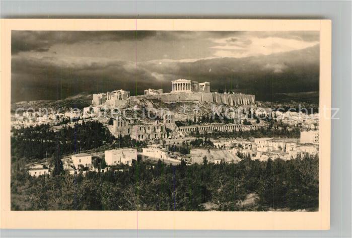 Athenes Athen mit Akropolis