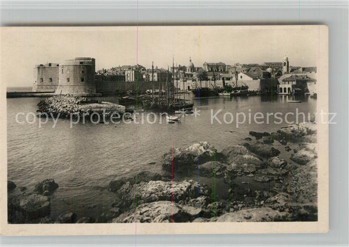 Dubrovnik Ragusa Hafen