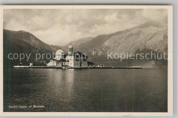 Perast Montenegro Madonna-Insel